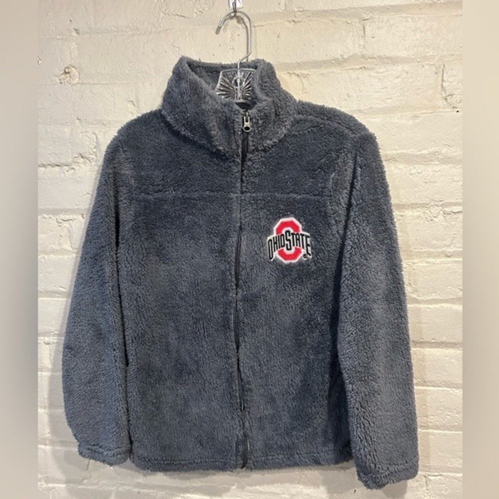 OSU Juniors Zip Up Sherpa Fleece